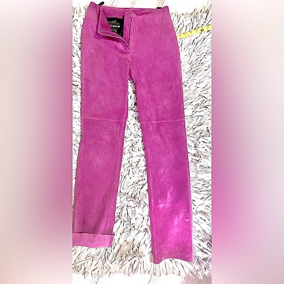 Authentic Bebe Drop Dead Gorgeous Suede pants - Picture 2 of 14